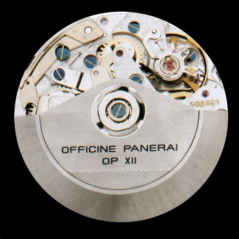 panerai op xii calibre review|Panerai chronograph movements.